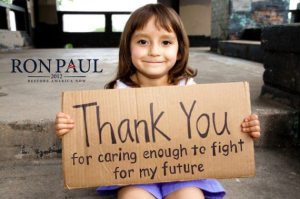 ron paul - thank you